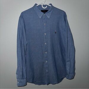 Polo by Ralph Lauren Men's Blue Shirt
